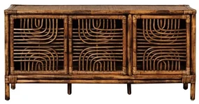 Bufet din rattan, 138 cm, Veracruz