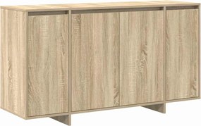 vidaXL Bufet Stejar Sonoma 135 x 41 x 75 cm Lemn compozit
