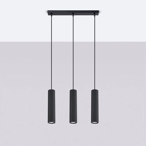 Lustră neagră Gleam – Sollux