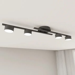 Plafonieră FRAGMENT 4xGX53/12W/230V negru