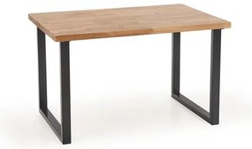 Masa de sufragerie cu blat din stejar RADUS 120(200)x78