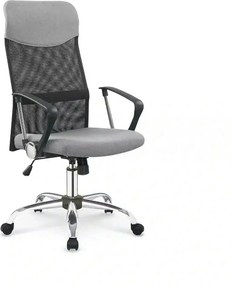 Scaun de birou VIRE II, gri, stofa mesh, 61x63x110/120 cm