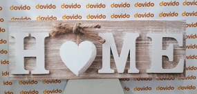 Tablou cu inscripție Home în design vintage