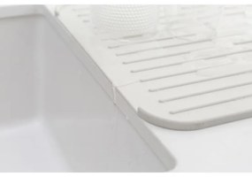 Pad silicon pentru chiuveta Brabantia SinkSide 1000207, 43.5x32.5 cm, Pliabil, Gri deschis