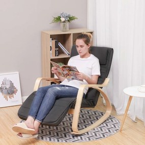 Jurhan Scaun balansoar SWING, capacitate max. 150kg, 67x115x91cm, antracit