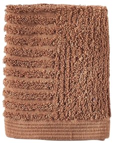 Prosop teracotă din bumbac din frotir 30x30 cm Classic – Zone