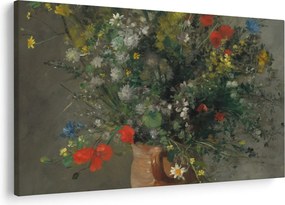 Tablou - Auguste Renoir, Flowers in a Vase, reproducere (90x60 cm)