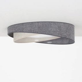 BRILAGI- Plafonieră LED VELVET TWIST LED/24W/230V 4000K Ø 55 cm gri/crem