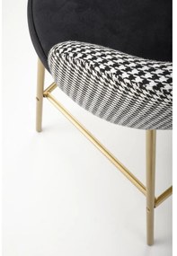 Scaun de bar Bertold, negru