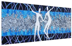 Tablou modern cu dansatori (120x50 cm), în 40 de alte dimensiuni noi
