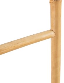 Scara pentru prosoape cu 5 trepte, bambus, 150 cm