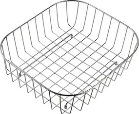 Cos scurgere dreptunghiular Alveus Basic Elegant inox