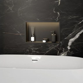 RAFT BAIE INCASTRAT PERETE LED 30x45 black