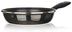 Banquet Tigaie emailată METALLIC Black 24 cm, cusuprafață antiaderentă, 24 cm