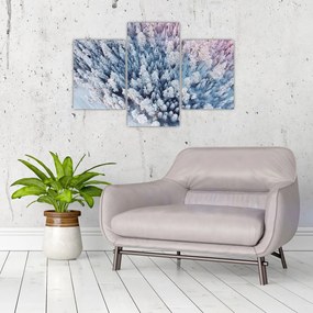 Tablou cu copaci înzăpeziți (90x60 cm)