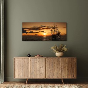 Tablou - Navă de pirați (120x50 cm)