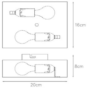 Aplică OVALIS 2xE14/9W/230V Lucide 12222/02/30
