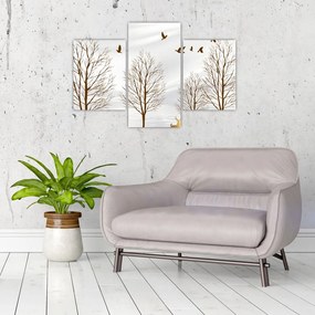 Tablou - Cerb lângă râu (90x60 cm)