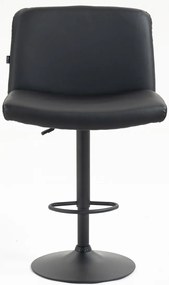 HR150W Scaun Neagră din Piele Ecologica cu Bază Neagră