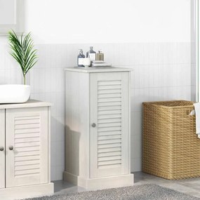 vidaXL Dulap de Baie cu raft cu depozitare cu ușă alb antichizat 37 x 34 x 80 cm MDF