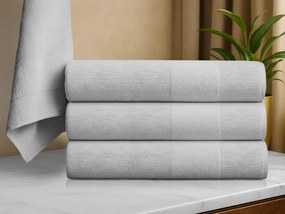 Prosop baie CARRARA 70x140 cm gri deschis, 100% bumbac