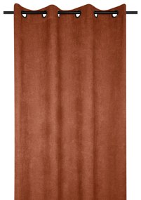 Draperie caramizie texturata Grammont Cognac 140x260 cm