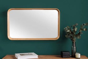 Oglinda decorativa cu rama din lemn Amsterdam 80cm