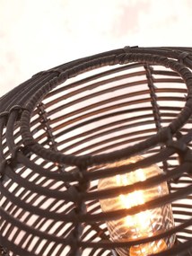 Veioza eco din bambus cu ratan Tanami bl/tube S, bl