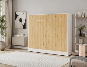 Pat rabatabil Devesto Horizontal Wall 140 Artisan Eiche, 200x140 cm – Artisan Eiche