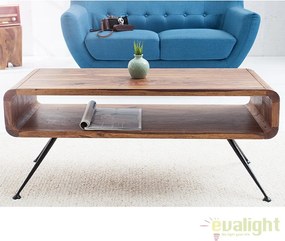 Masuta eleganta din lemn masiv Alpha 100cm Sheesham A-37512 VC