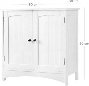 Dulapior sub chiuveta LAVIXO 60 x 30 cm, albă