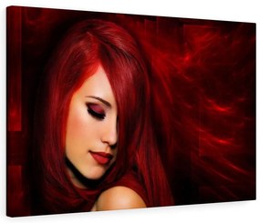 Tablou canvas Women With Red Hair 120x80 cm