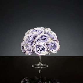 Aranjament floral mic decor festiv design LUX STAND LILAC ROSES