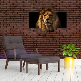 Tablou - Leu cu o coamă bogată (90x60 cm)