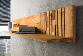 Poliță stejar masiv Urban, 164 × 20 × 28 cm