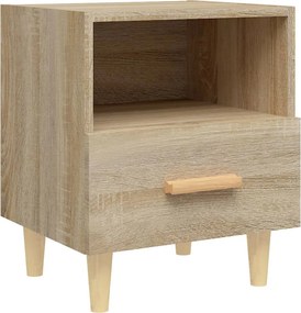 vidaXL Noptieră, stejar sonoma, 40x35x47 cm