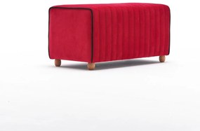 Taburet Mabel Pouf Roșu