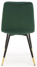 Scaun de bucaterie Pascal, verde/negru