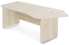 Birou de colț TopOffice Premium 227,1 x 109,6 cm, dreapta, salcâm deschis