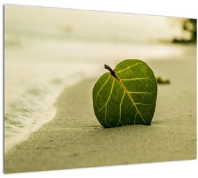 Tablou cu frunză în nisip (70x50 cm), în 40 de alte dimensiuni noi