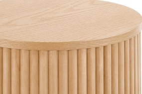 Măsuță de cafea rotundă Tamis 80 cm - natur
