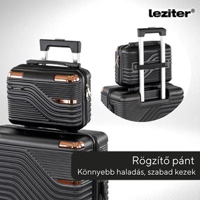 Valiză de călătorie TravelLux Urban cu copertă rigidă 25x13x30 cm neagră