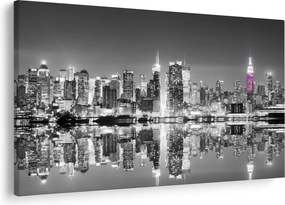 Tablou - New York și zgârie-norii mov (90x60 cm)