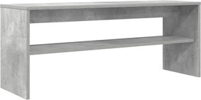 vidaXL Cabinet TV Gri din beton 100 x 30 x 40 cm Lemn compozit