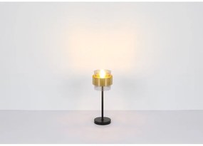 Veioza, lampa de masa design modern MILLEY negru, auriu