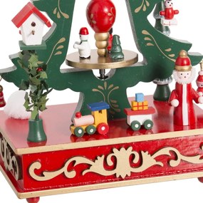 Figurină muzicală din lemn (înălțime 24 cm) Christmas Tree – Casa Selección