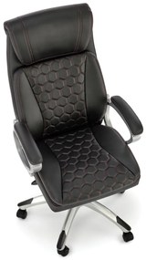 Scaun de birou Thomas piele ecologica negru H122 cm