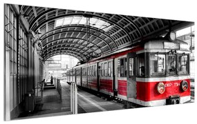Tablou cu tren istoric (120x50 cm), în 40 de alte dimensiuni noi