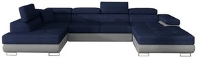 Expedo Canapea extensibilă în formă de U CORGI, 345x90x202, kronos 09/paros 05, colţ stânga