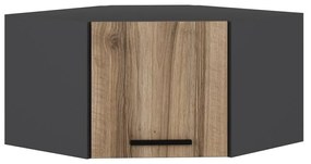 Raft de perete, de colț Bubose 5 (antracit + dore) . 1095732
